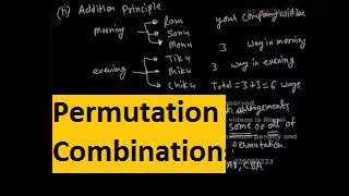 iit jee maths video lectures | Permutation combinations