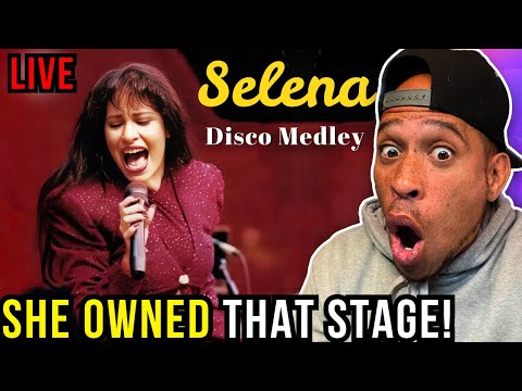 Rapper FIRST time REACTION to Selena - Disco Medley LIVE! OMG, I was sleeping...