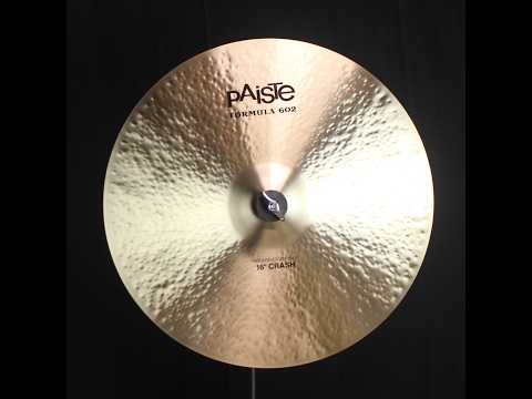 Paiste 16" Formula 602 Modern Essentials Crash - 1060g (video demo) image 2