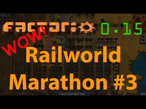 Factorio Railworld Marathon #3 - Main Bus, Green Circuits, Science