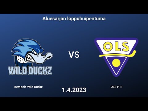 Kempele Wild Duckz vs OLS P11 - Aluesarjan loppuhuipentuma 1.4.2023