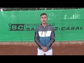 Nick Kanazirev University Tennis Recruiting Video 2020