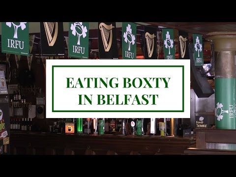 Boxty: traditional Irish potato pancake in Belfast