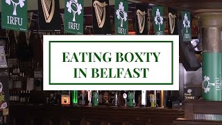 Boxty: traditional Irish potato pancake in Belfast