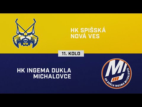 11. kolo: HK Spišská Nová Ves – HK Dukla Ingema Michalovce 5:1 (HIGHLIGHTY)