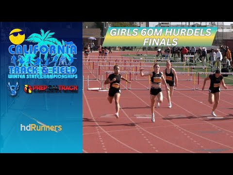 2025 TF - California Winter Championships - Girls 60M Hurdles Finals !!