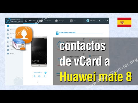Importar contactos de vCard a Huawei mate 8