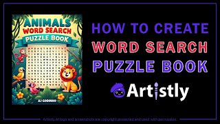 ワードサーチパズルブックをArtisticly AIで作成する方法