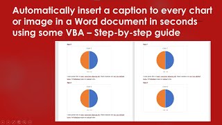 Automatically insert captions to every chart or Image in a Word document in seconds - Detailed guide