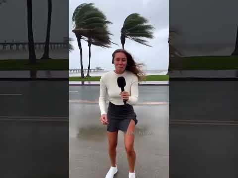 News Reporter Gets Blown Away! 🌬️