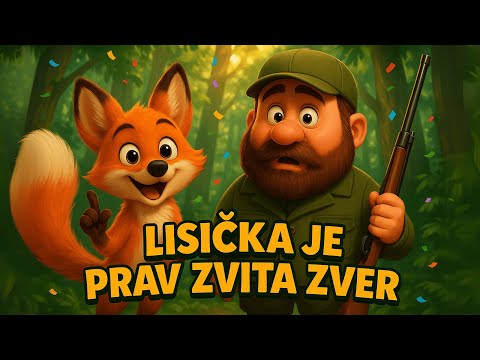 Lisička Je Prav Zvita Zver 🦊 | Slovenska Otroška Pesmica
