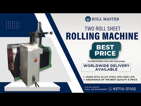 2 Roll Sheet Rolling Machine
