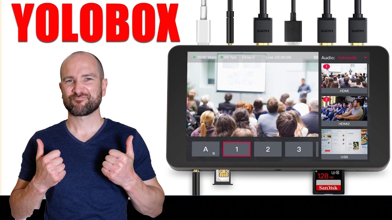 Easiest Multi-Camera Live Streaming & Switching Setup? - YoloBox Review