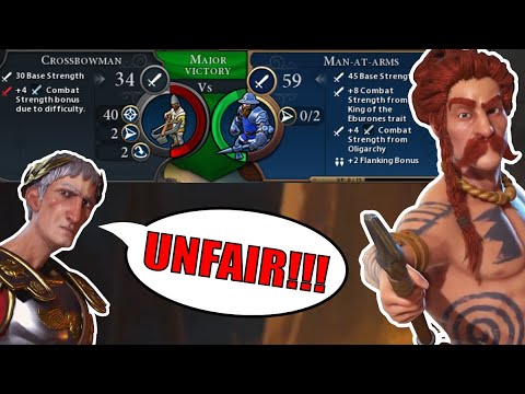 Civ 6 | This Rush Makes Gaul Practically UNFAIR To Play Against (#2 Deity Gaul Civilization VI)