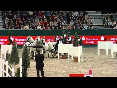 Partner Pferd Leipzig 2012 Chardon, Ijsbrand Vierspänner