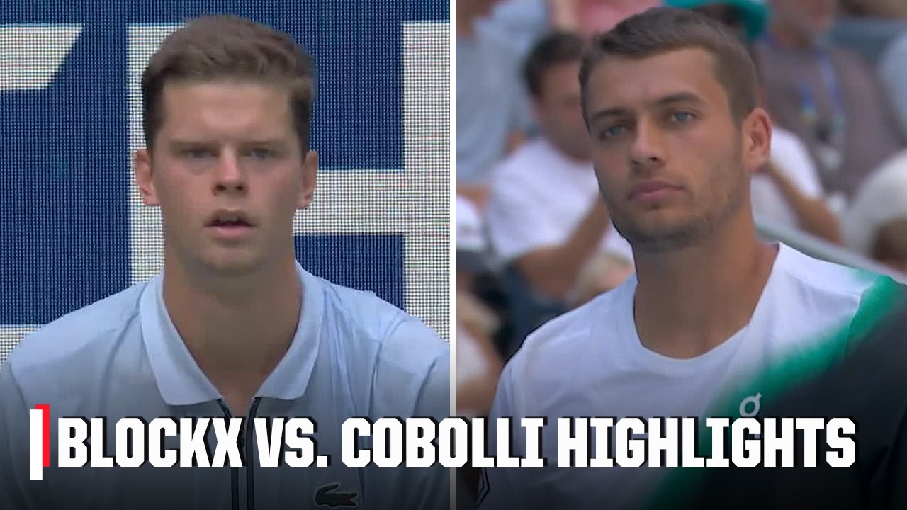MUST-SEE TENNIS 😱 No. 28 Alexander Blockx vs. No. 5 Flavio Cobolli | US Open
