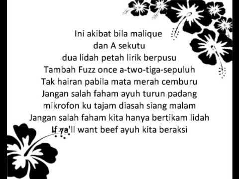 Malique Daly Altimet DJ Fuzz - Masih Hip Hop lirik