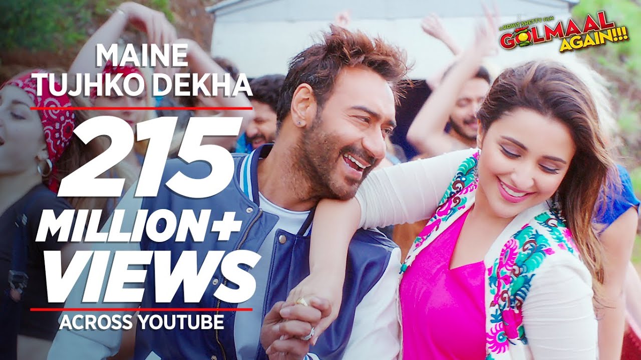 MAINE TUJHKO DEKHA LYRICS - Golmaal Again