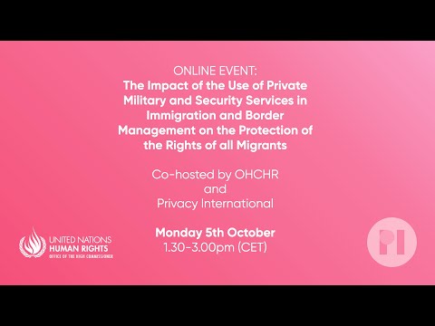 PI-OHCHR joint event on new report presented by Working Group on the use of mercenaries