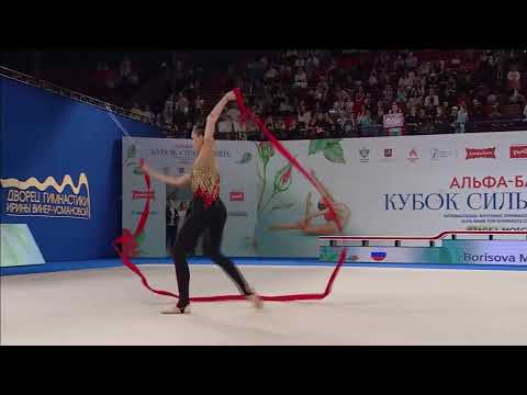 🥇Maria Borisova ribbon final International RG Competition Top Gymnasts Cup Stage 1 2025 30.80