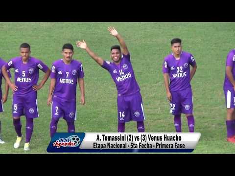 A. TOMASSINI (2) vs (3) VENUS HUACHO - ETAPA NACIONAL - PRIMERA FASE/5TA FECHA 2018.
