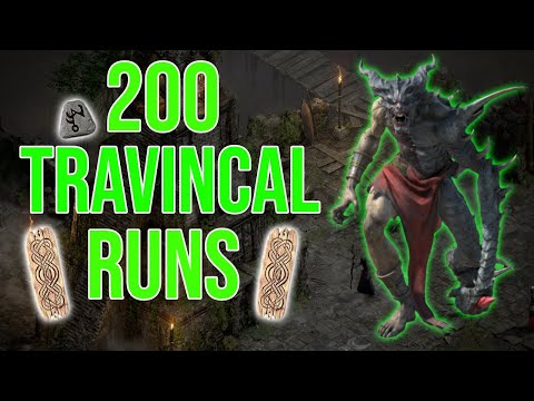 Diablo 2 Resurrected | 200 Hell Travincal Runs Loot Highlights | I Hit The Jackpot in D2R!