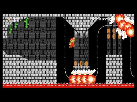 Koopaling Levels: "Raging Roy's Flaming Fortress" by, NatkatX