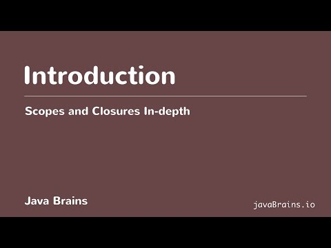 Scopes and Closures In-depth 01 - Introduction