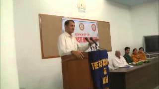 preview picture of video 'Mr Ram Bhogle at Rotary Club Of Jalna'