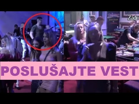 DETALj sa ŽURKE SVIMA PROMAKAO - Sloba nije hteo da peva Luni -Anabela OVAKO REAGOVALA #zadruga