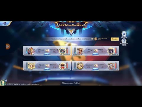 🔴 QUARTAS DE FINAIS DO CAMPEONATO JAMIEL  -  SAINT SEIYA AWAKENING