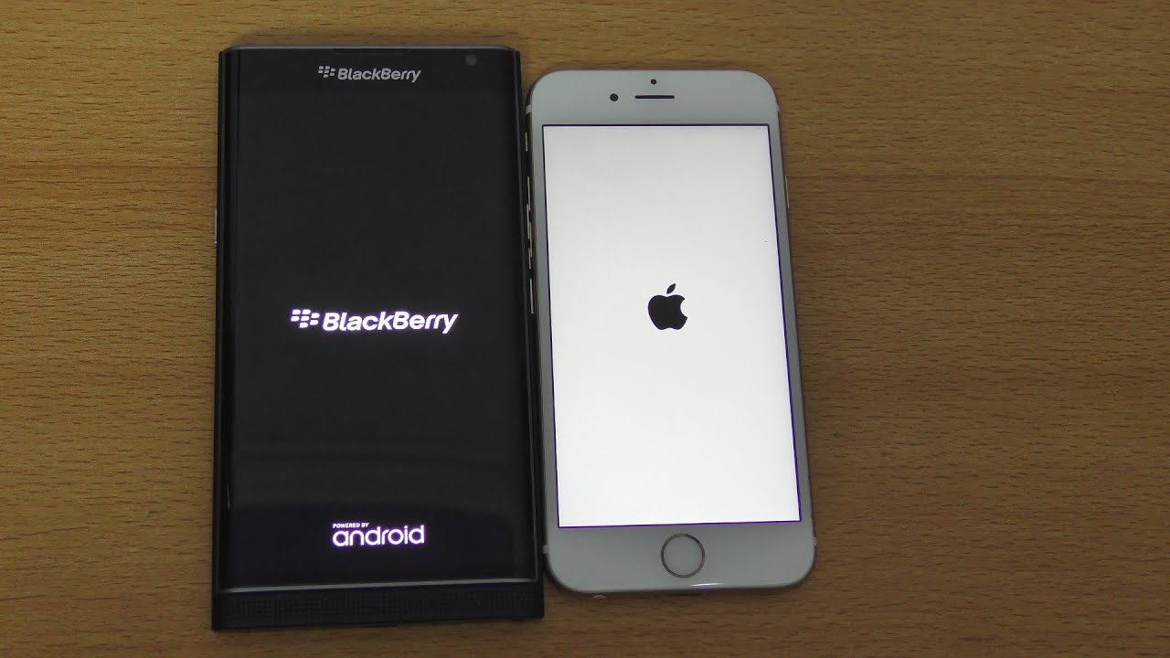 Blackberry Priv vs iPhone 6S - Speed & Camera Test (4K)