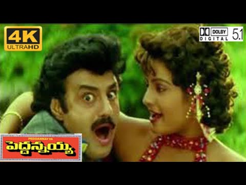 Chakkilaala Chukka 4k Video Song | Peddannayya Telugu Movie | uhdtelugu | balakrishna, indraja