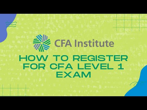 How To Apply For CFA Level 1 | CFA Registration PROCESS | CFA Institute | Level 1 Exams For Nov 22