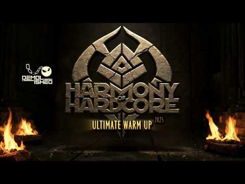 HARMONY OF HARDCORE 2025 | DEMOLISHED | ULTIMATE WARM UP MIX | THROWBACK | MUSIC VIDEO VISUALIZER