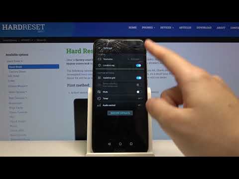 How to Activate Camera Gridlines in Honor 8A - Deactivate Assistive Grid