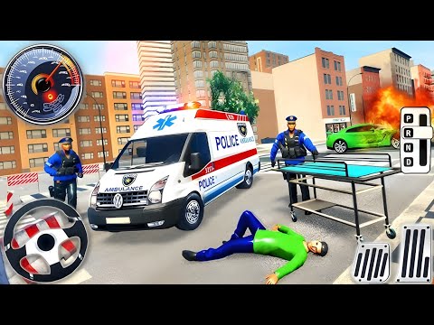 Ambulance City Rescue Simulator - 911 US Emergency Ambulance Driving 3D : Android Gameplay 