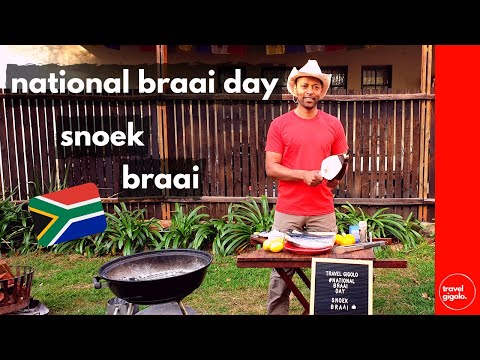 National Braai Day - How to Braai Snoek (South Africa Heritage Day Recipes)