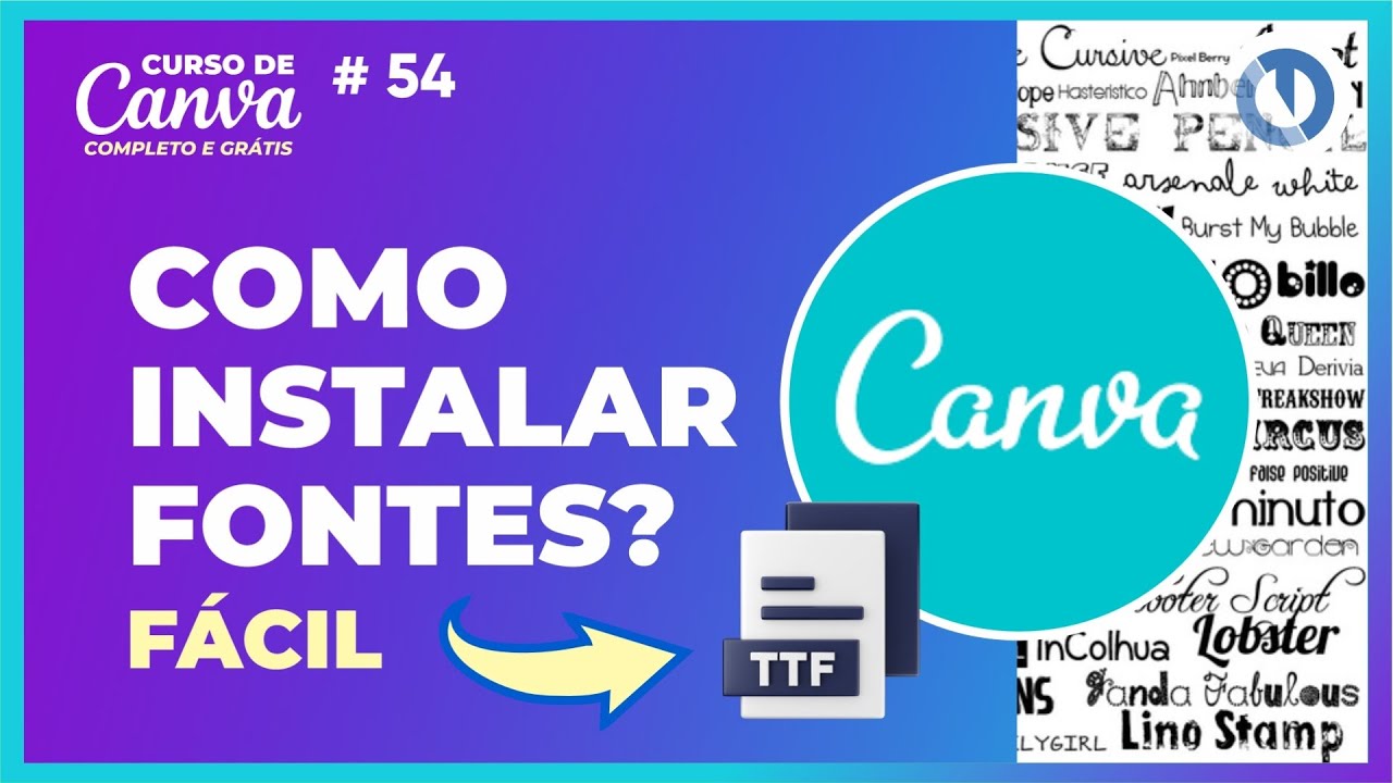 Como instalar fontes no Canva de modo rápido e fácil