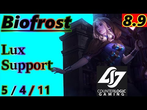 Biofrost as Lux Support - S8 Patch 8.9 - Full Gameplay