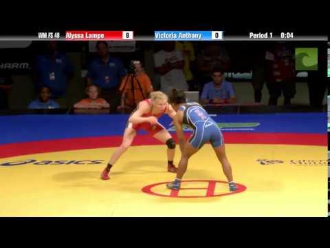 48 KG Finals (1 of 3) - Alyssa Lampe vs. Victoria Anthony