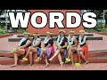 WORDS|FR DAVID|MODERN RETRO HAWAIIAN|DANCE FITNESS|MOGCHS BATCH'88|JANE BAILAMOS