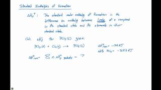 5.7 Standard Enthalpies of Formation