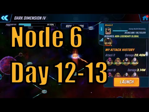 Dark Dimension 4 Node 6 (Global 3) Day 12-13 - Marvel Strike Force