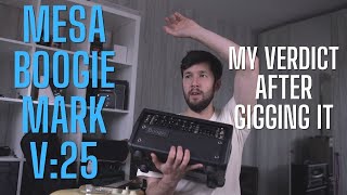 Video thumbnail for Mesa Boogie Mark V25 My Verdict and Review Post Gig! by John Nathan Cordy