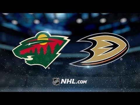 MINNESOTA WILD VS ANAHEIM DUCKS 4/4/18