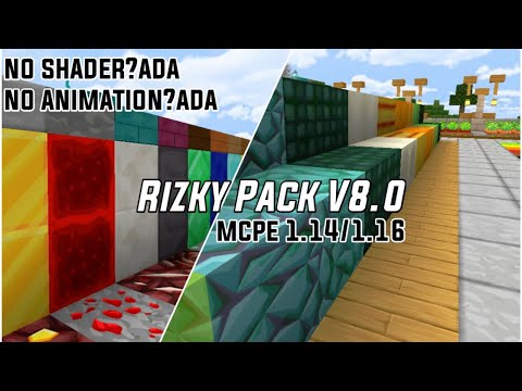 Muhammad Rizky - Update!!!Rizky pack V8.0 128x128\ Minecraft PE 1.14/1.15/1.16 \ Texture for Minecraft PE!!
