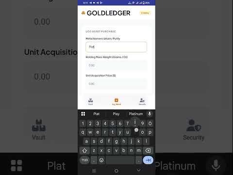 GoldLedger: Metal Bookkeeper video thumbnail