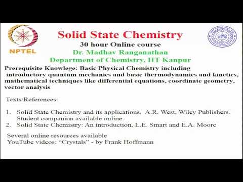 Solid State Chemistry