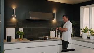 Cafe 36” Designer Wall Mount Hood w/ Dimmable LED Lighting Other UVW8364SPSS Picture